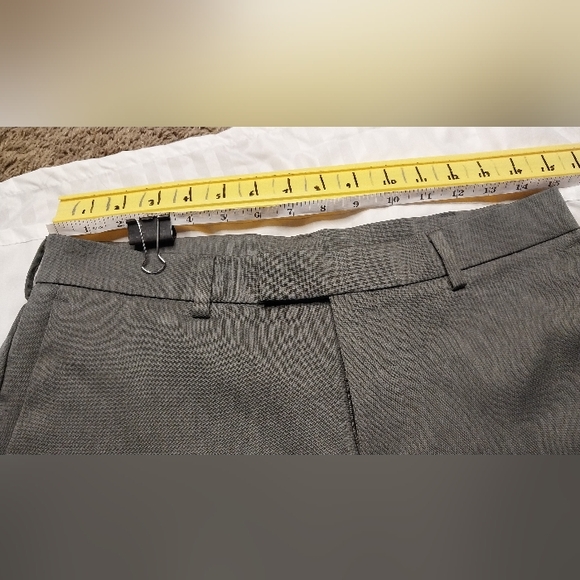 Structure Slim Fit Men's Heather Grey Flat Front Dress Pants 30x30 - Picture 5 of 11